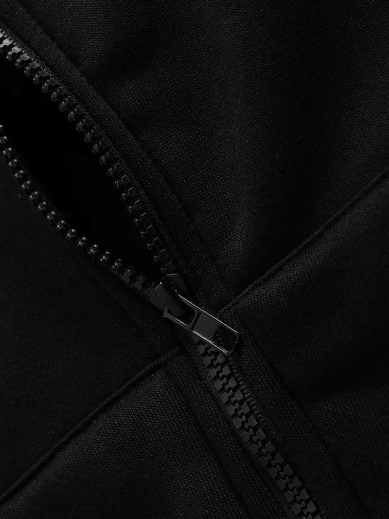 Men's Letter Print Drop Shoulder Drawstring Hoodie