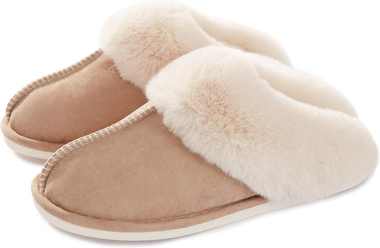 Womens Fuzzy House Slipper