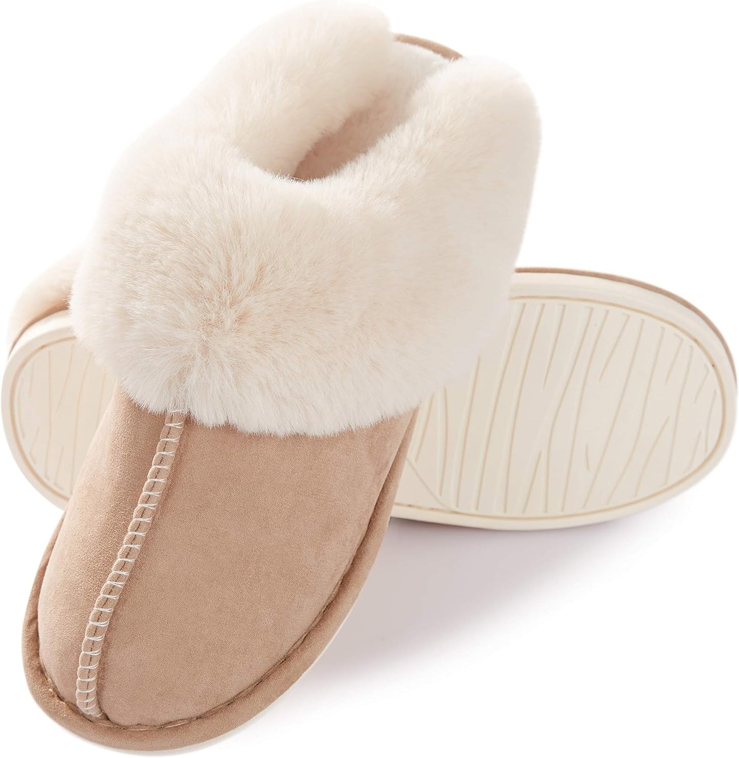 Womens Fuzzy House Slipper
