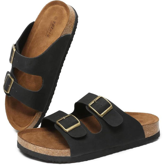 Slides Buckle Slip-On Summer Open Toe Beach Sandals